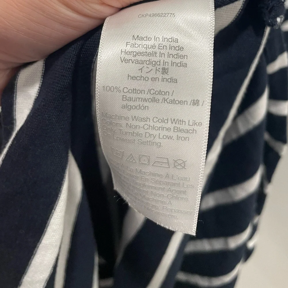 Madewell Side-Tie Knit Maxi Dress in‎ Stripe Size L - Picture 8 of 10